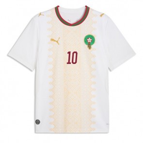 Marokko Brahim Diaz #10 Udebanetrøje VM 2026 Kortærmet